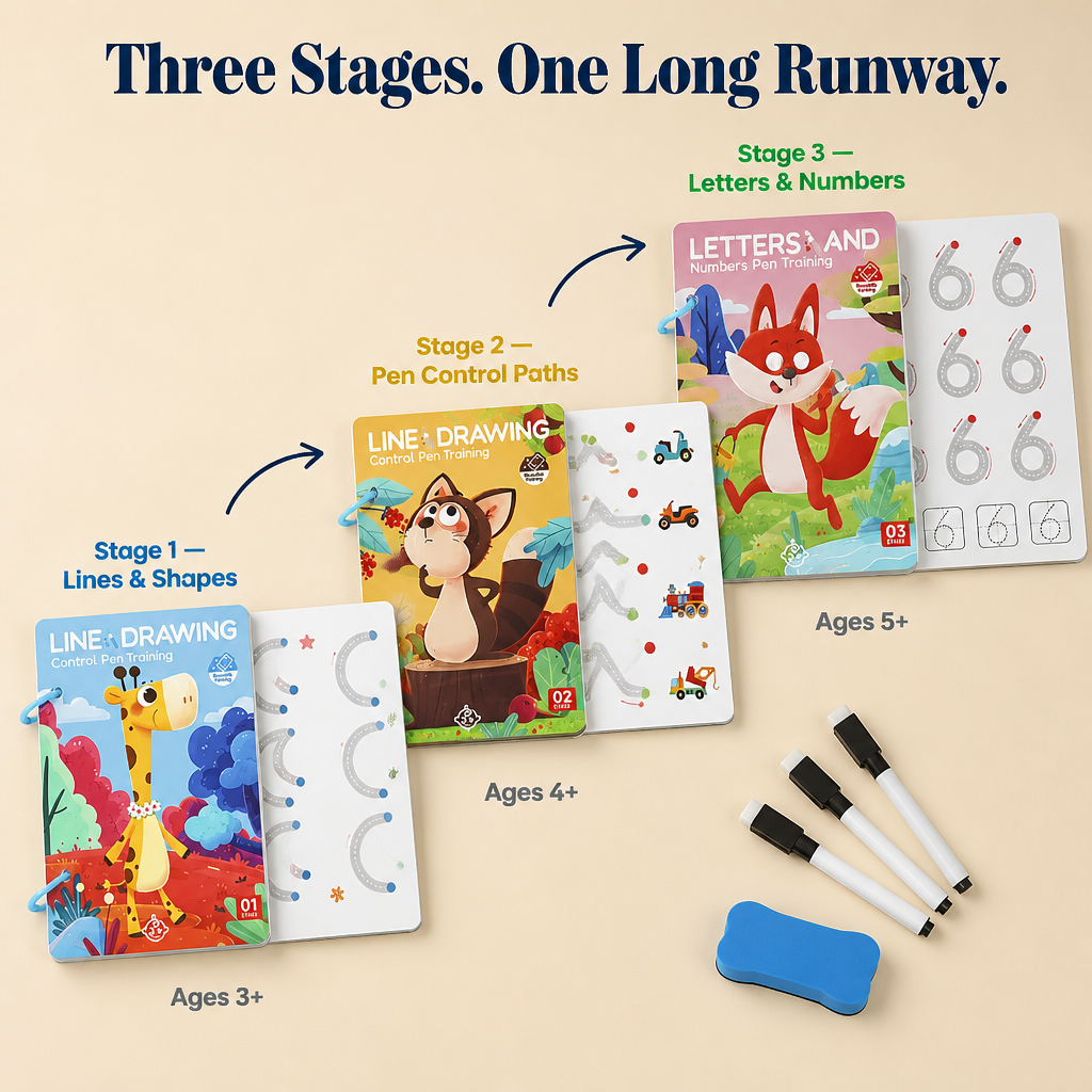 ScribbleRise™ — Swap Tablet Time for Tracing Fun Your Kid Will Want Again