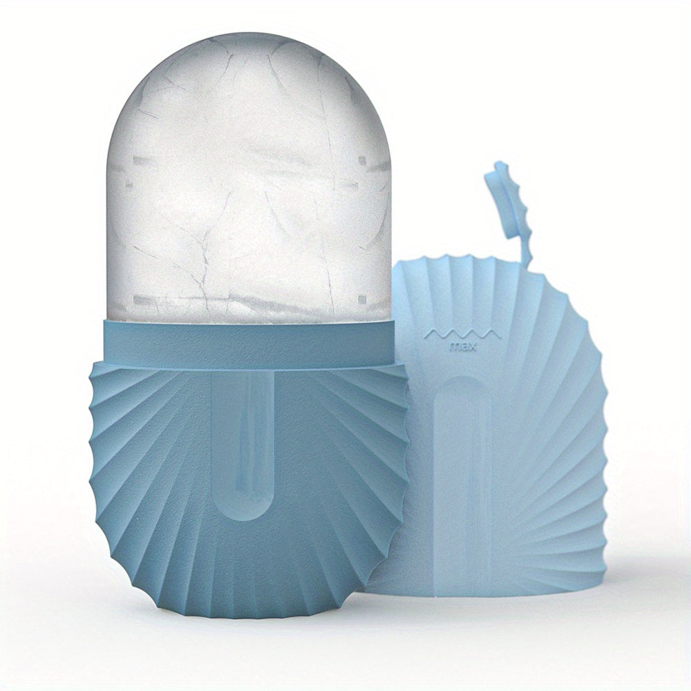 ChillGlow - Reusable Facial Roller with Ice Cube for Refreshing Relief