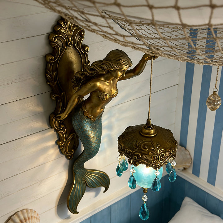 Mermaid-Inspired Wall Lamp