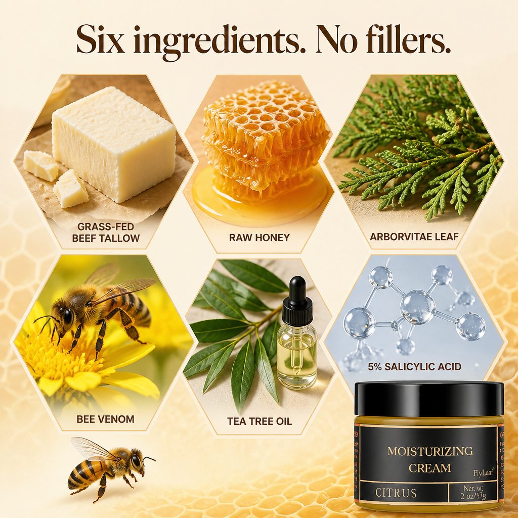 LumaCure™ Balm — Soften Rough Skin and Fade Scars With Raw Honey + Tallow