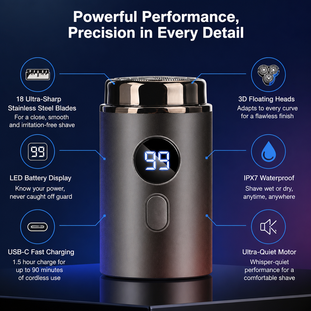 ApexBlade™ — Glide Smooth, Look Sharp, Own Every Moment