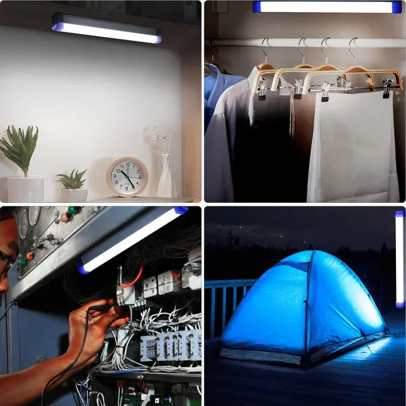 Magnetic LED Tube Light – Battery-Powered