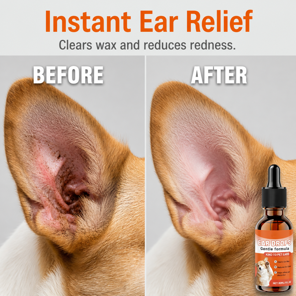 Vetara™ Ear Drops — Calm Your Dog’s Ears Fast and Banish Stubborn Odor for Good