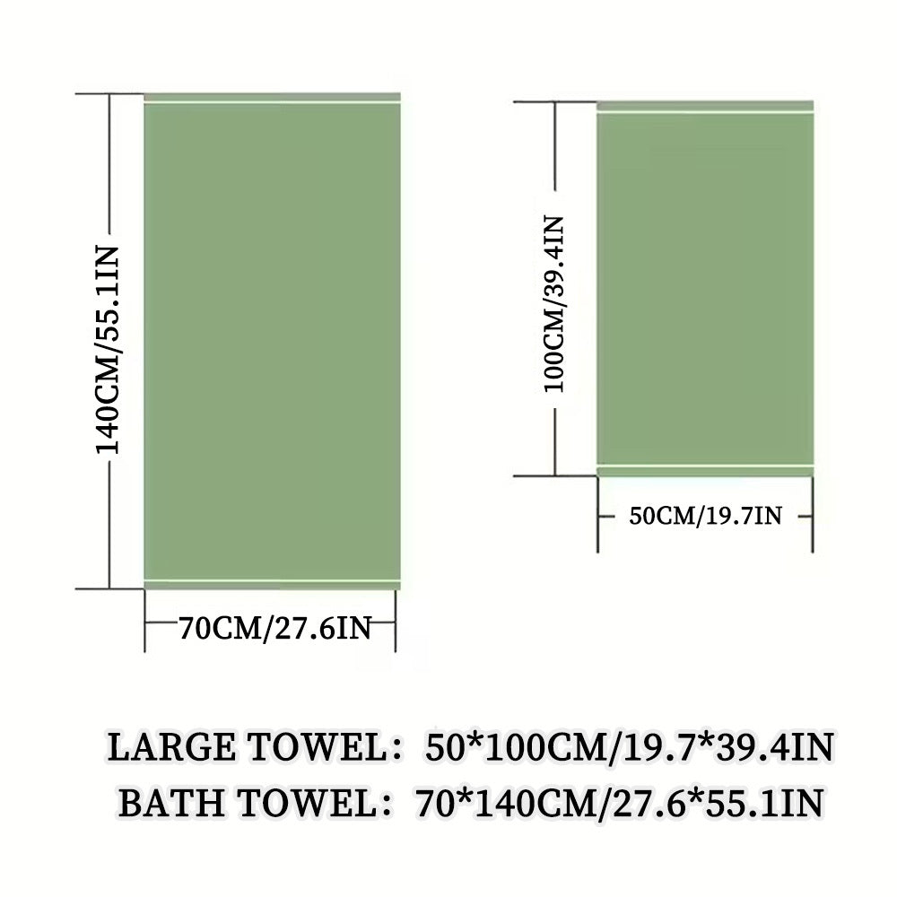 Luxurious Quick-Dry Cotton Towel Set for Everyday Elegance