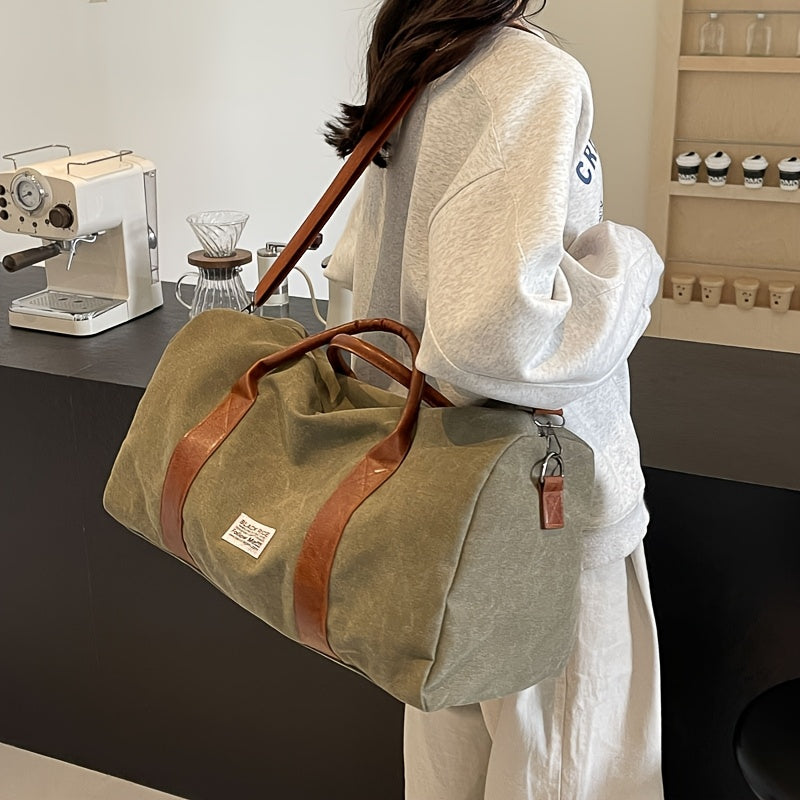 Traveler's Delight - Spacious Vintage Style Duffel Bag