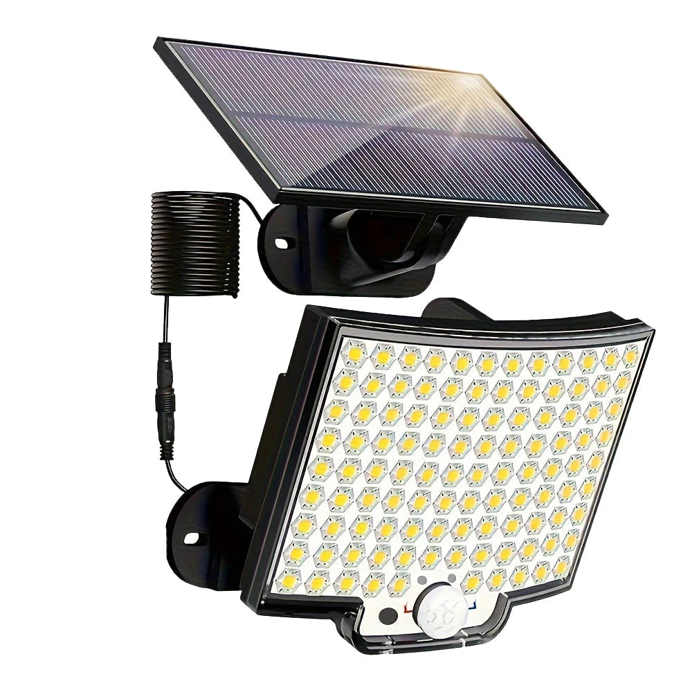 Solar Outdoor Wall Light with Motion Sensor – 106/144/280 LEDs