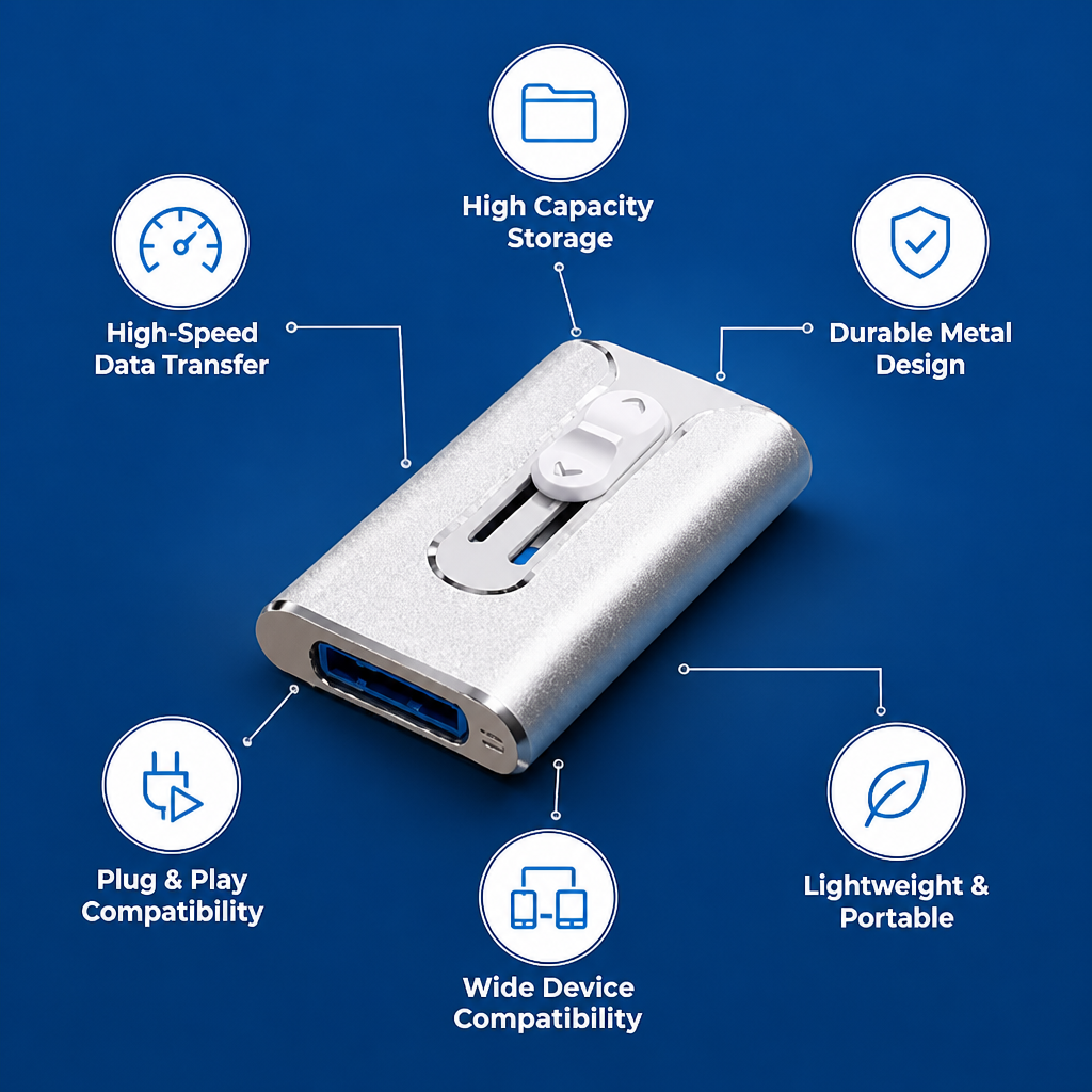VantaFlash™ — Your Stylish, Unbreakable Vault for Every Memory and Moment