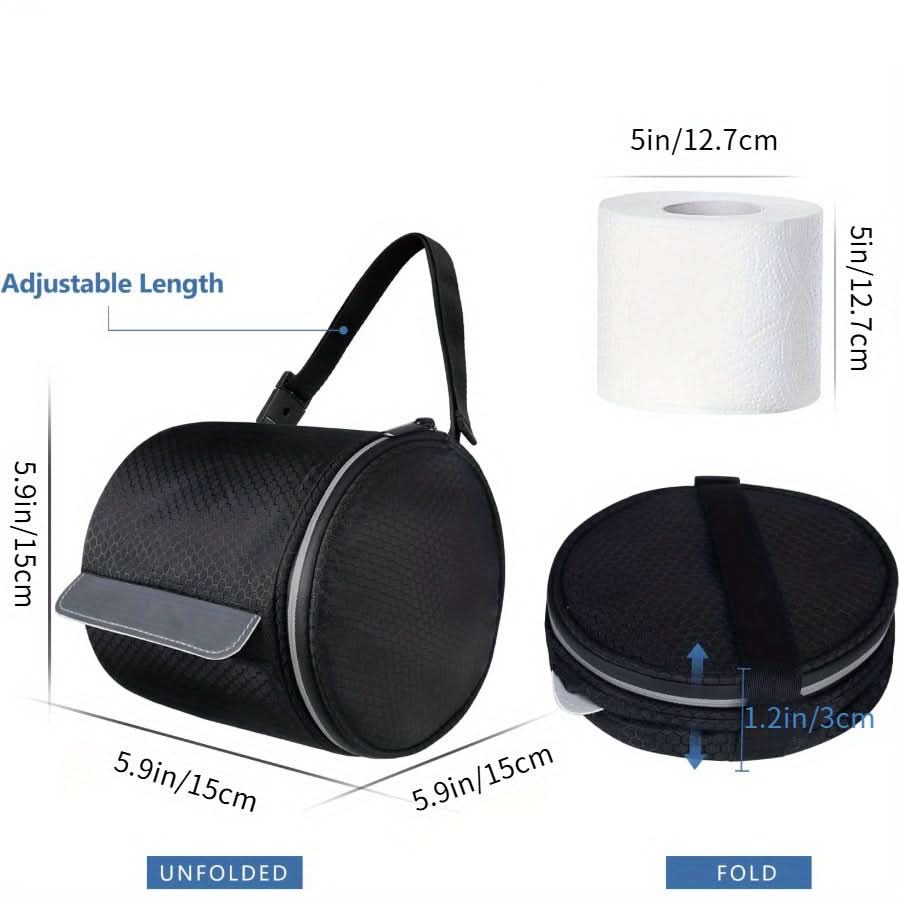 Honeycomb Toilet Paper Holder with Sturdy Fabric Cover