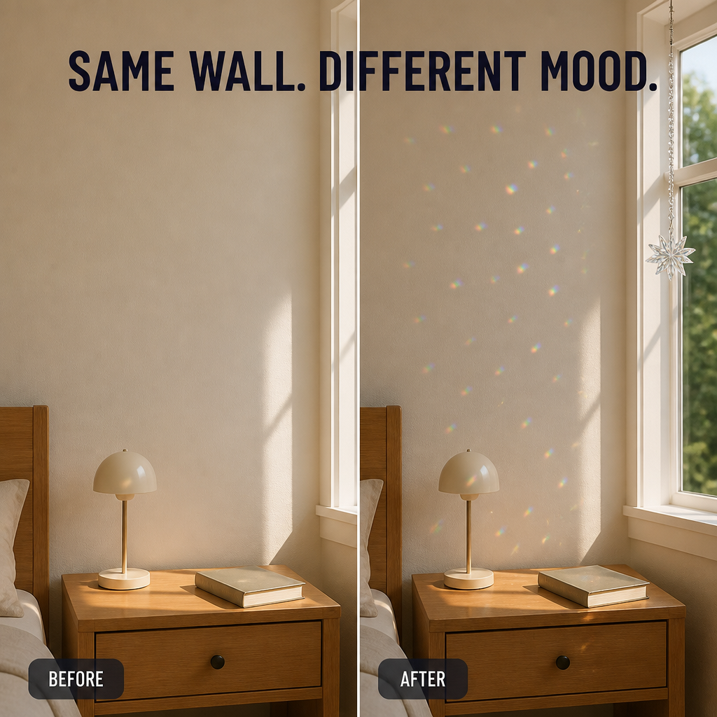 LumiAura™ — Transform Any Window Into a Daily Spectrum Light Display