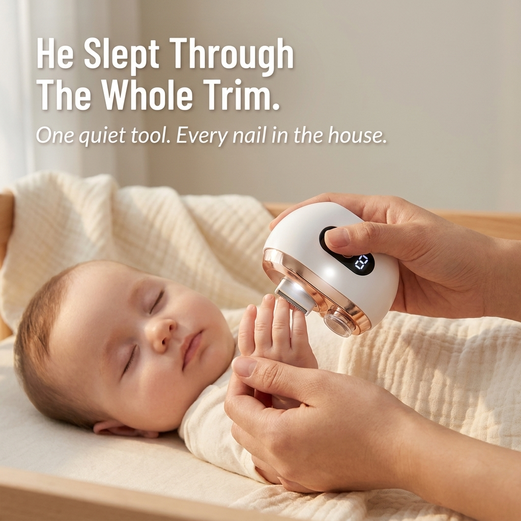 LuminaClip™ — Cut, Shape & Shine Every Nail At Home (Including Baby's)