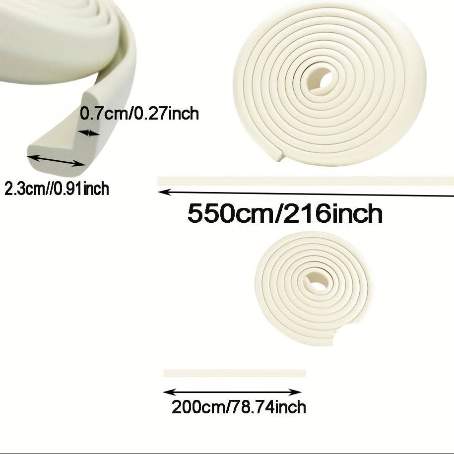 NBR Foam Corner Protectors with Strong Adhesive Backing