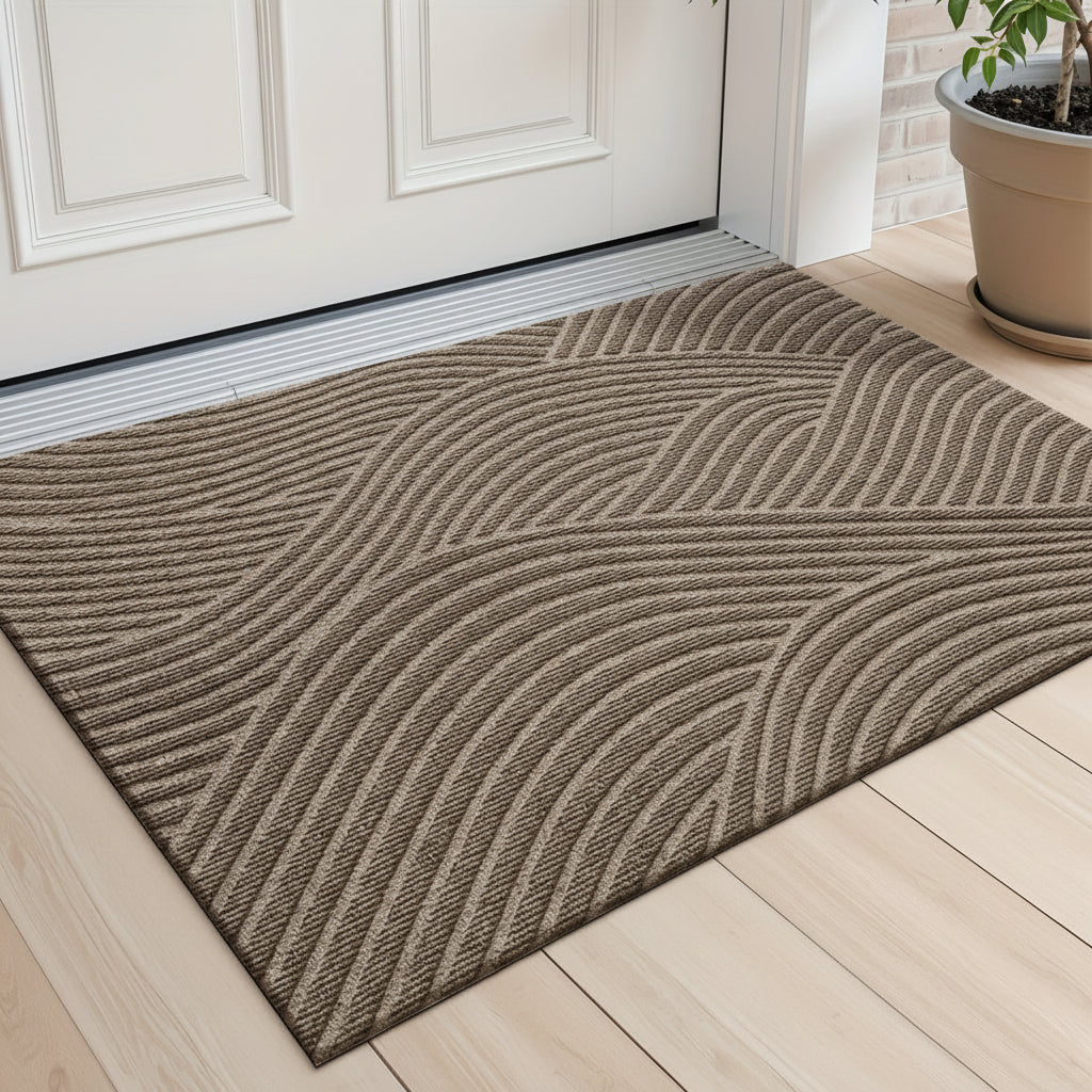 Stylish Non-Slip Geometric Entryway Mat for Your Home