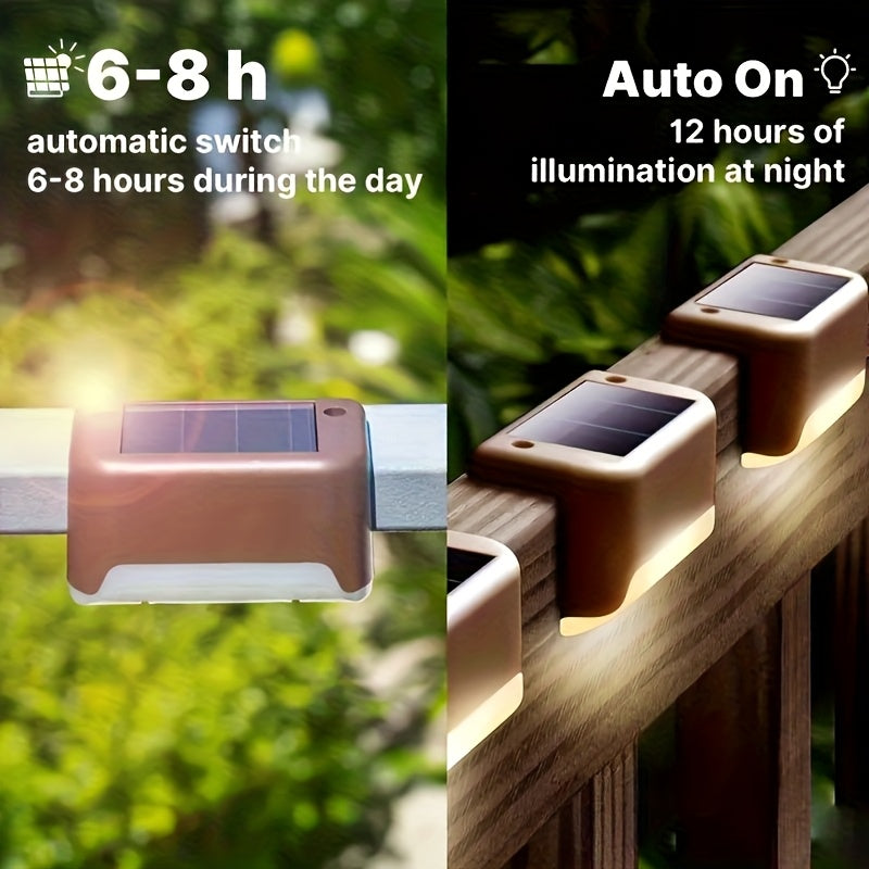 Illuminate Your Outdoors: 8-Piece Solar Pathway Light Set