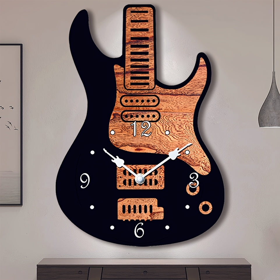 HarmonyTime – Stylish Guitar-Inspired Wall Clock for Music Aficionados