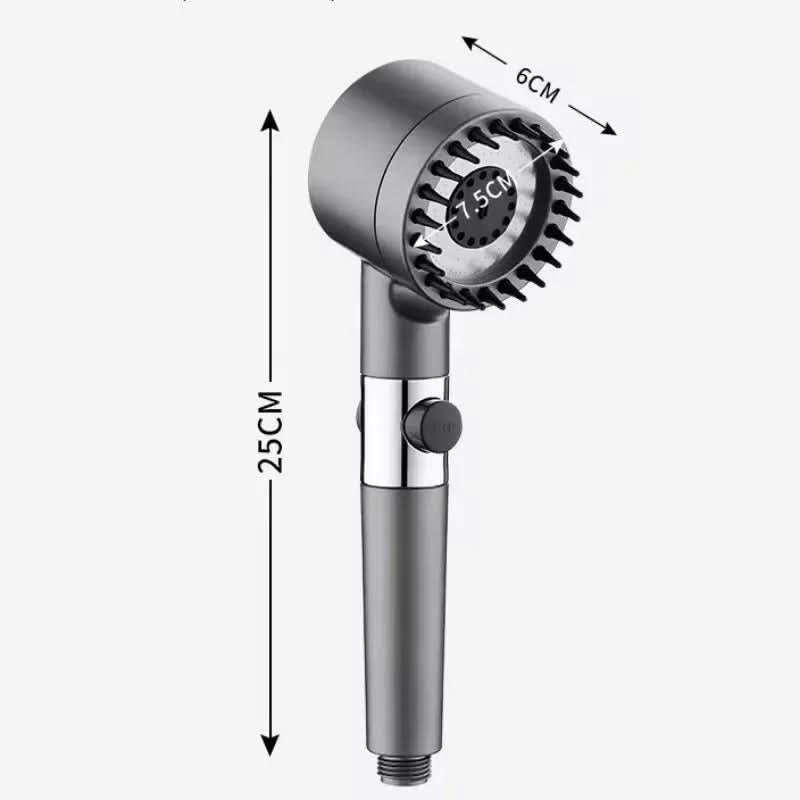 High-Pressure Shower Head with 3 Spray Settings