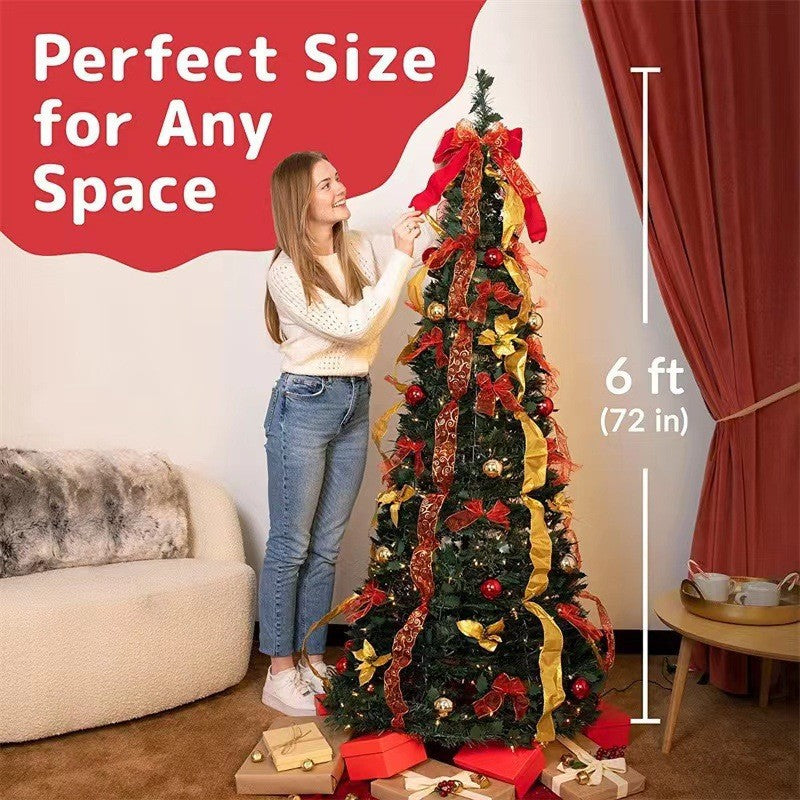 FiraLuxe™ Folding Christmas Tree — Effortless Holiday Glow That Sparks Joy Instantly