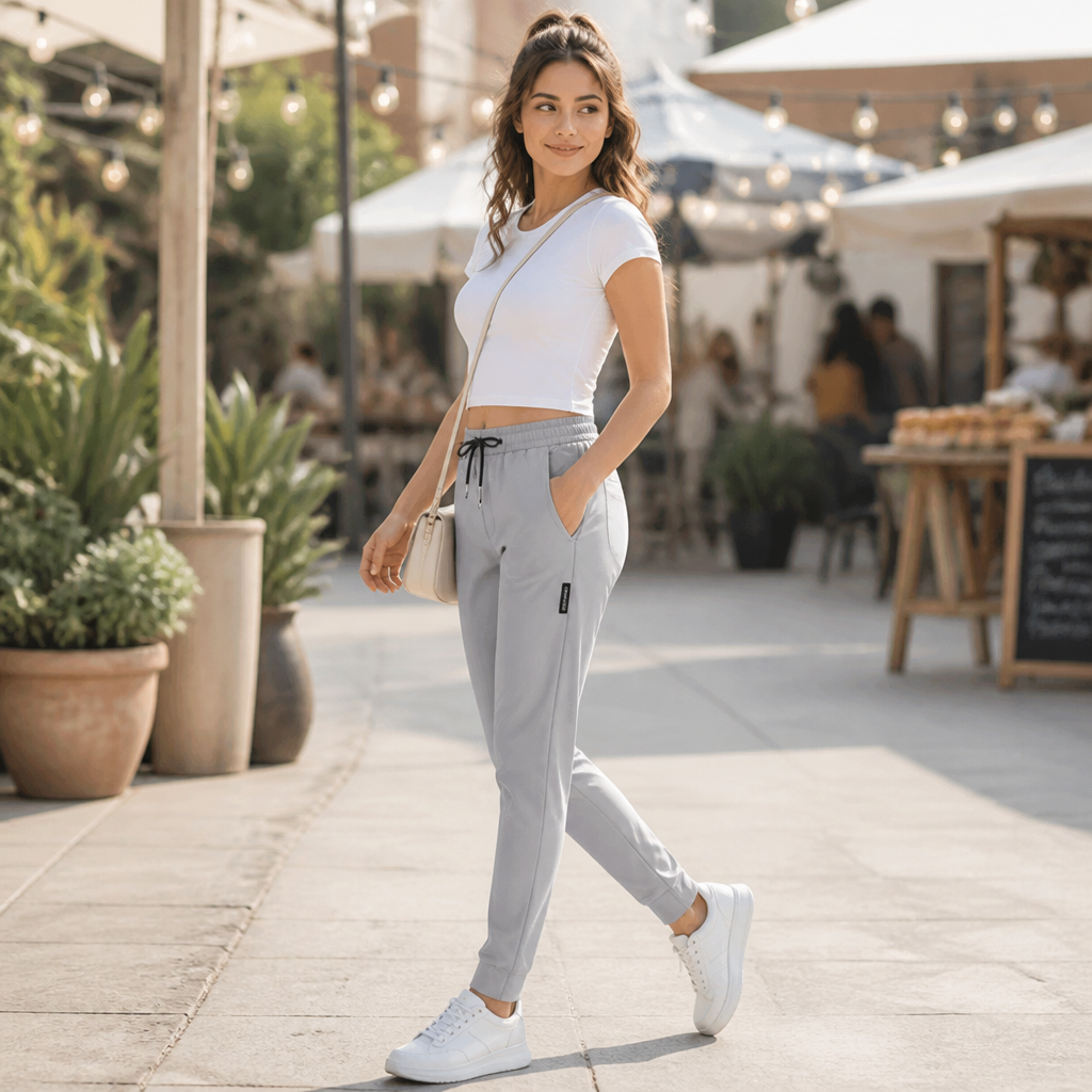 NovaEase™ – Lightweight Stretch Pants with Quick-Dry Fabric and Tapered Fit