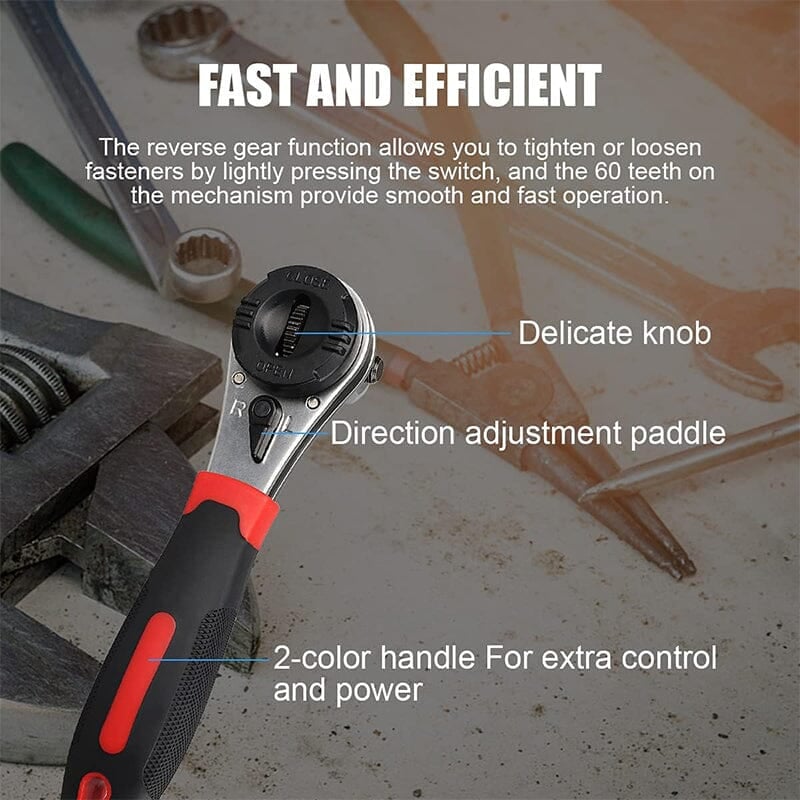 PowerFlex™ Ratchet Wrench — Master Every Bolt with Speed and Perfect Control