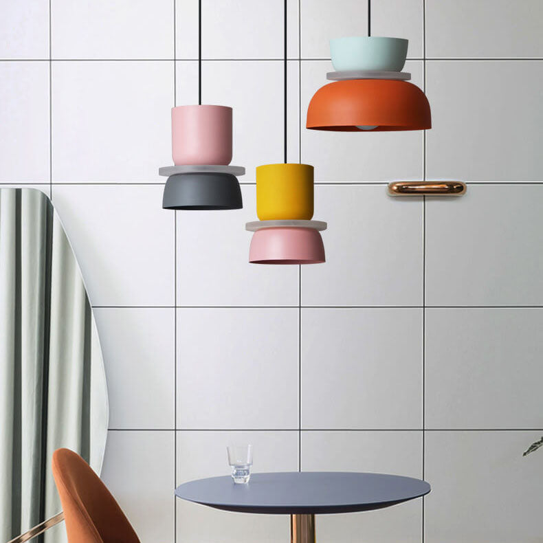 Macaron Style LED Pendant Light Fixture