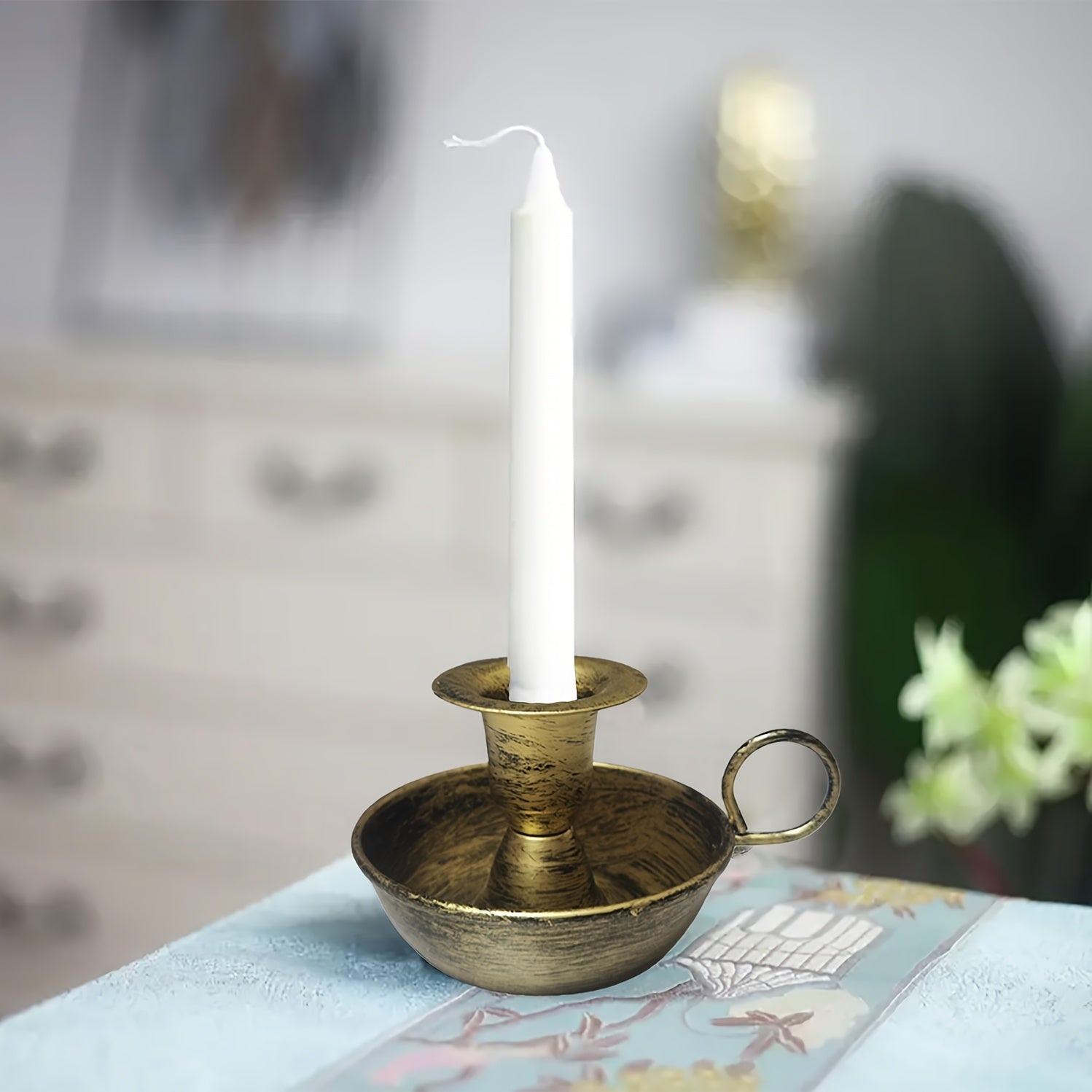 Timeless Nordic-Style Cast Iron Candle Stand