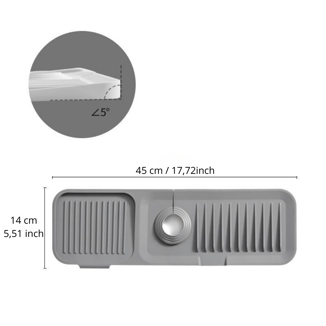 AquaShield™ Silicone Drying Mat — Keep Counters Spotless and Dry Without Lifting a Finger