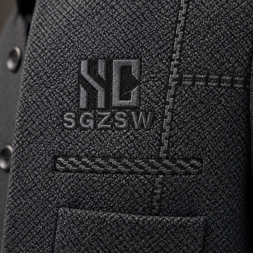 ArcticForge™ – Winter Coat with Textured Stand Collar and Fleece Lining