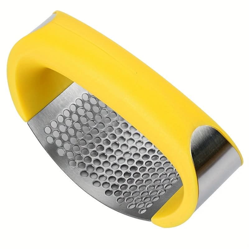 Manual Garlic Press - Handheld Crusher for Fresh Garlic