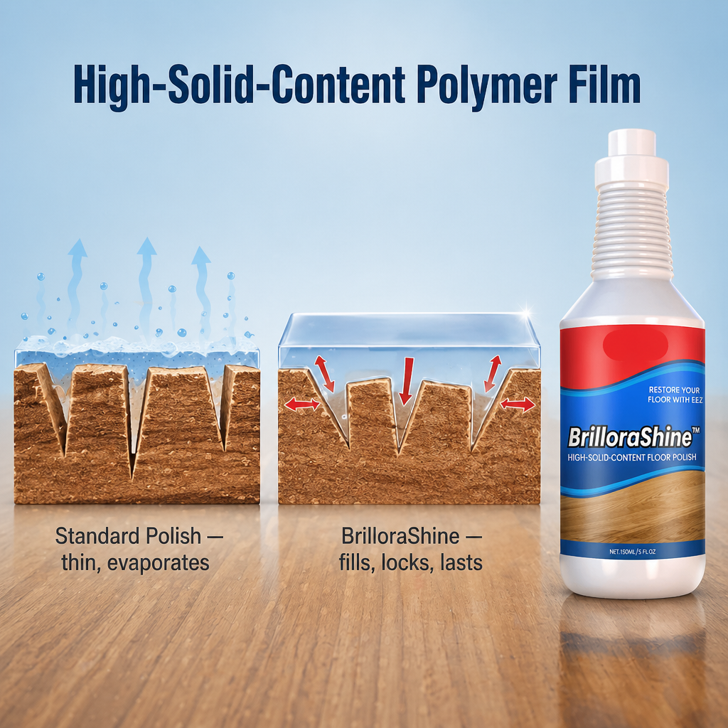 BrilloraShine™ — Restore Scratched, Dull Floors to Showroom Gloss in Minutes