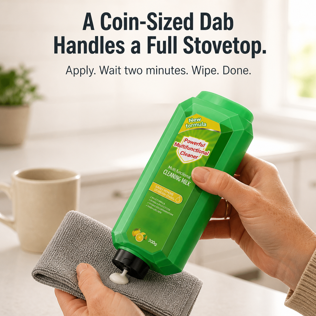 PureSheen™ — Remove Burned-On Grease and Tub Stains in Just Two Minutes