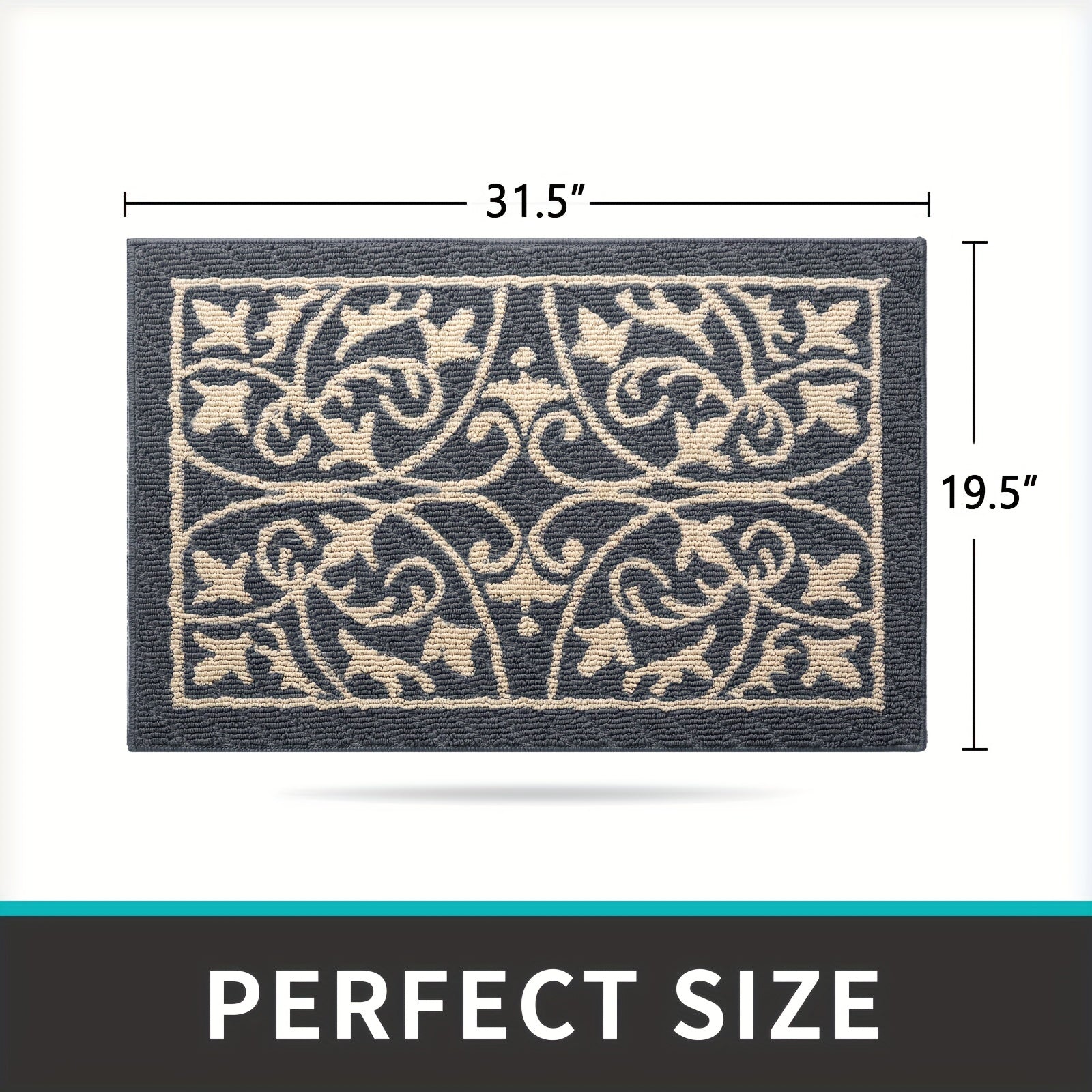 SafeStep - Sleek Indoor Entryway Rug with Non-Slip Feature