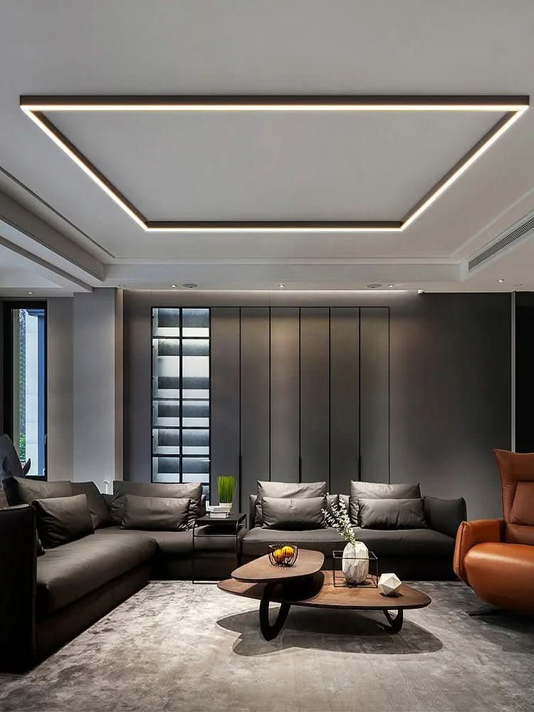Minimalist LED Ceiling Lamp – Nordic Design, Flicker-Free Lighting