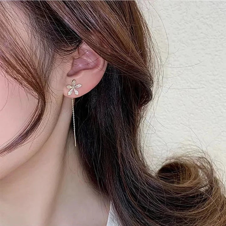 Celestara™ Floral Tassel Earrings — Radiate Unstoppable Glamour and Featherlight Confidence