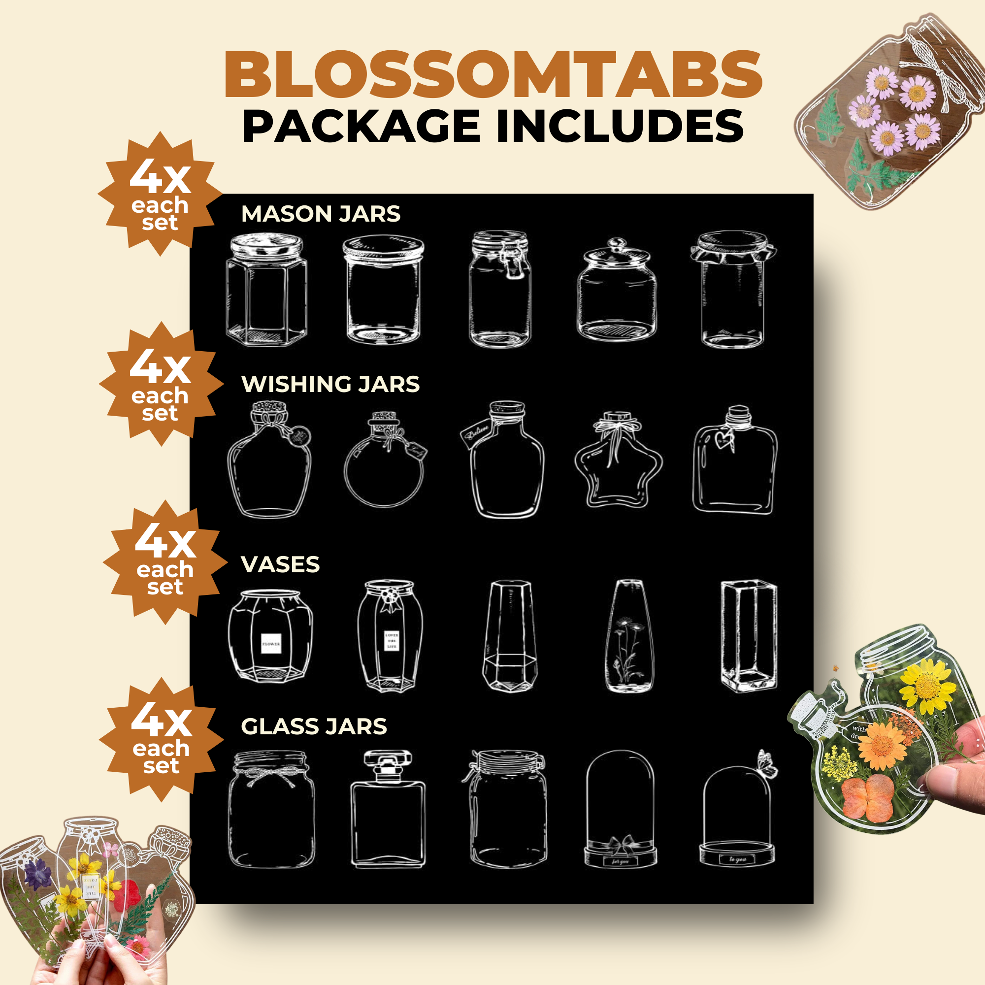 NatureNest™ Clear Stickers — Transform Your Keepsakes into Living Memories