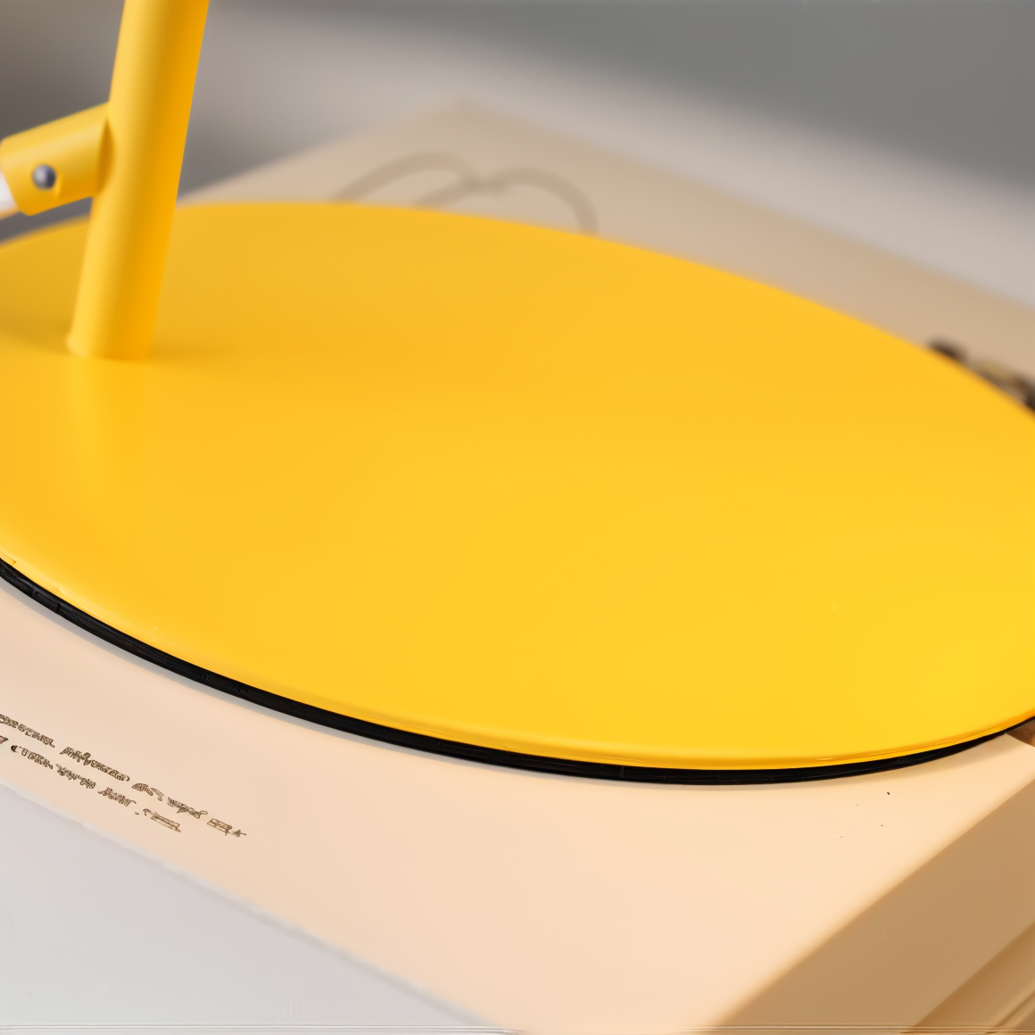 Macaron Table Lamp – Nordic Yellow Desk Light – Adjustable Brightness