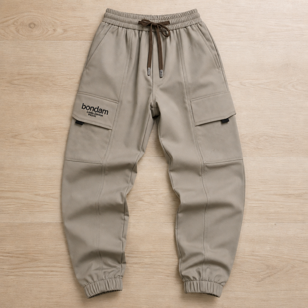 VitaLuxe™ – Comfortable Cargo Joggers with Adjustable Drawstring Waist