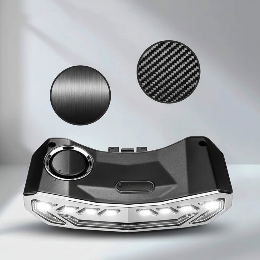 Enhanced Bicycle Tail Light with Security Alarm System