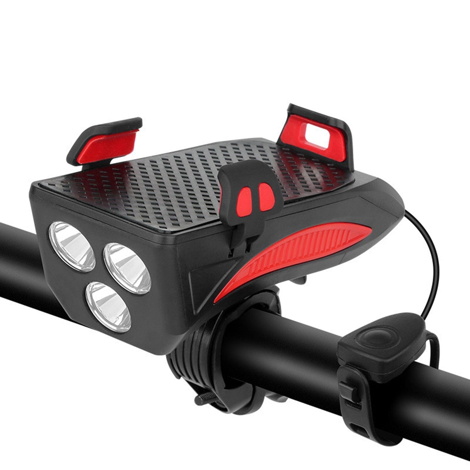 All-in-One Bike Light with Smartphone Holder & Charger