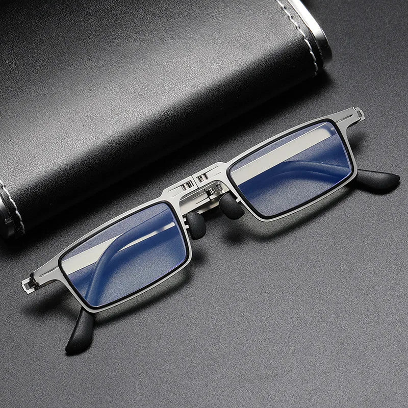 Compact Folding Reading Glasses with Blue Light Filter