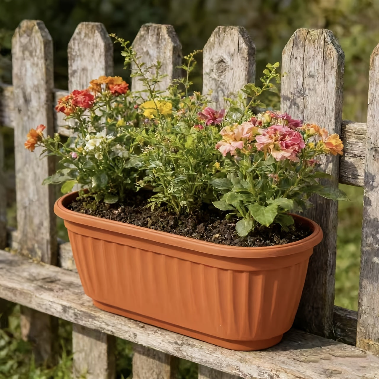 Stackable Garden Planters - Set of 12 Durable Pots