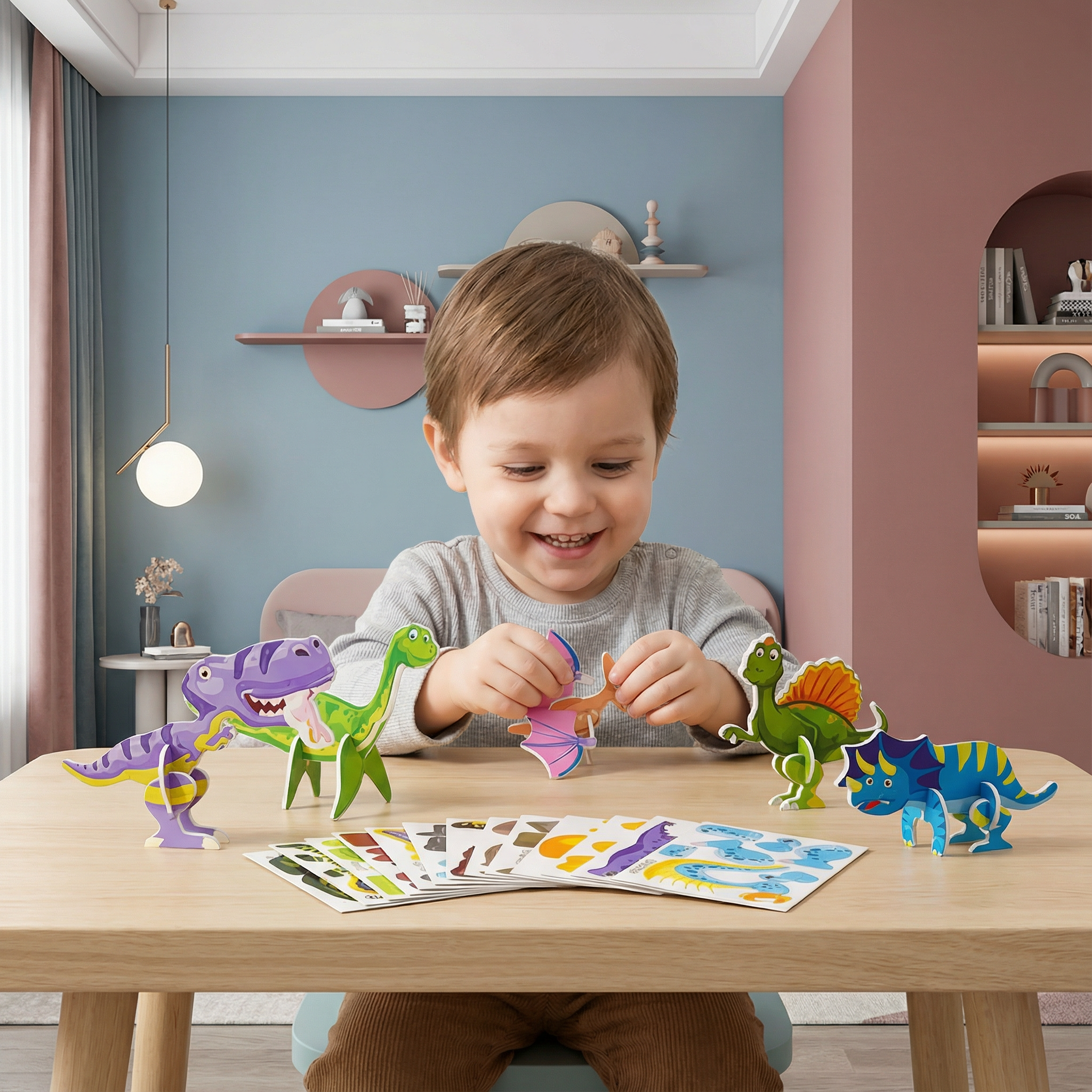 BraveCraft™ 3D Cartoon Puzzle Set — Ignite Joy and Spark Limitless Imagination in Every Snap