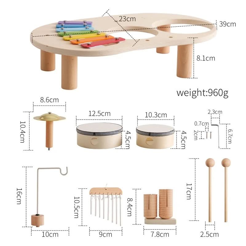 Enchanting Wooden Music Toy Collection for Young Explorers