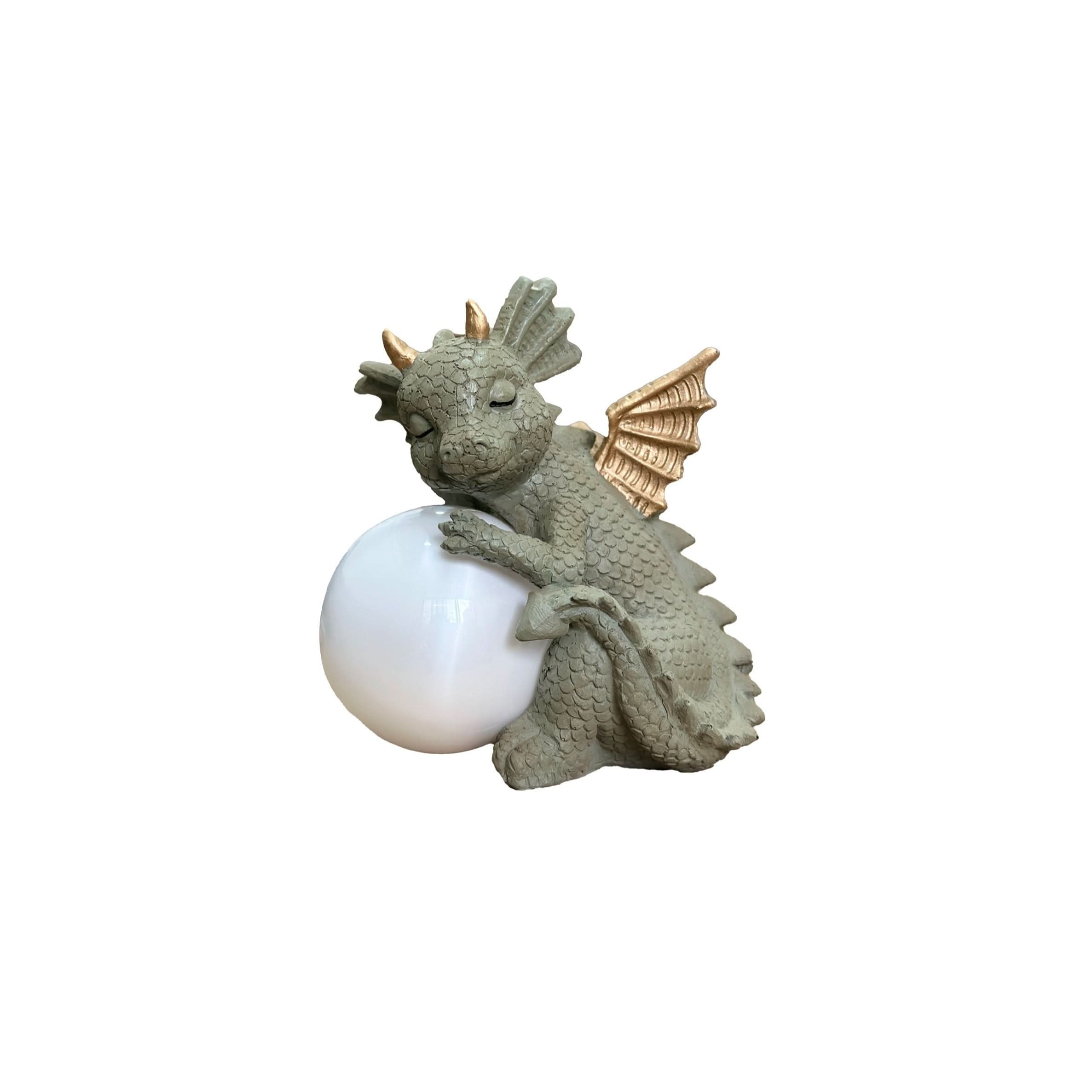 Solar Dinosaur Statue Light for Meditation and Relaxation