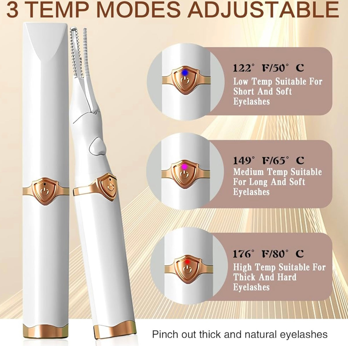 LumeLash™ Pro Heat Curler — Effortless, Eye-Catching Curls That Last All Day Without a Burn