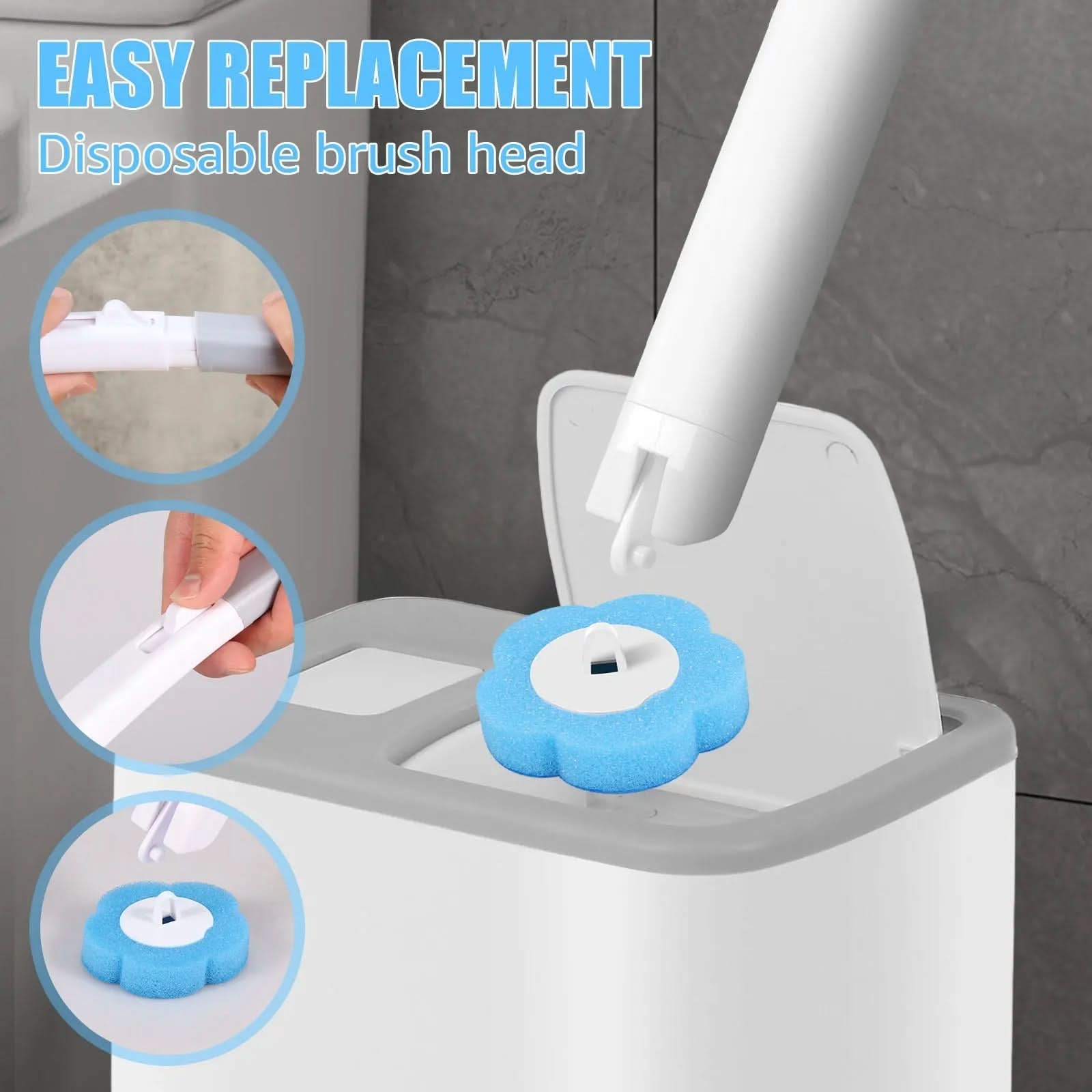 Disposable Toilet Brush Cleaning Set
