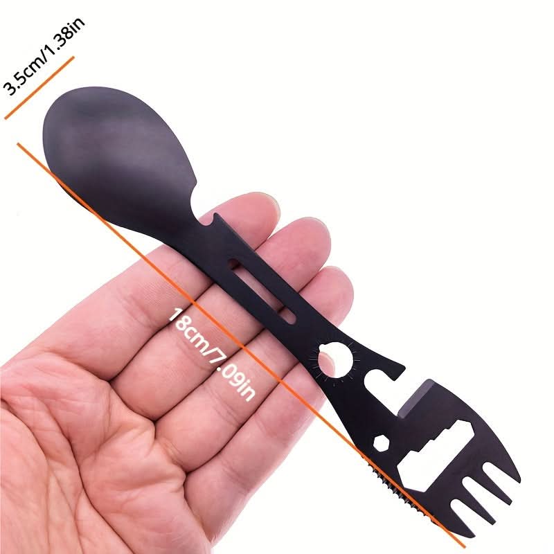 Multifunctional Spork Tool for Camping and Outdoor Dining