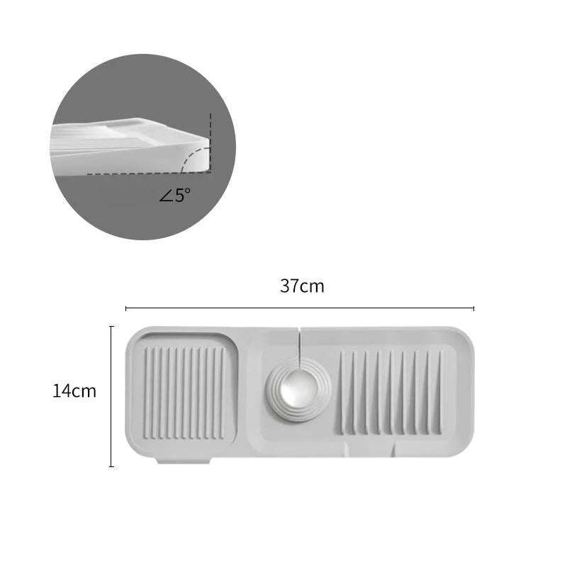 AquaShield™ Silicone Drying Mat — Keep Counters Spotless and Dry Without Lifting a Finger