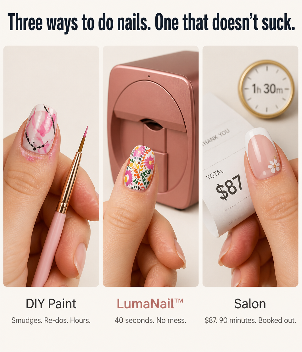 LumaNail™ — Transfer Any Photo onto Your Nails in 40 Seconds