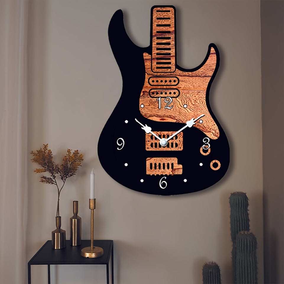 HarmonyTime – Stylish Guitar-Inspired Wall Clock for Music Aficionados