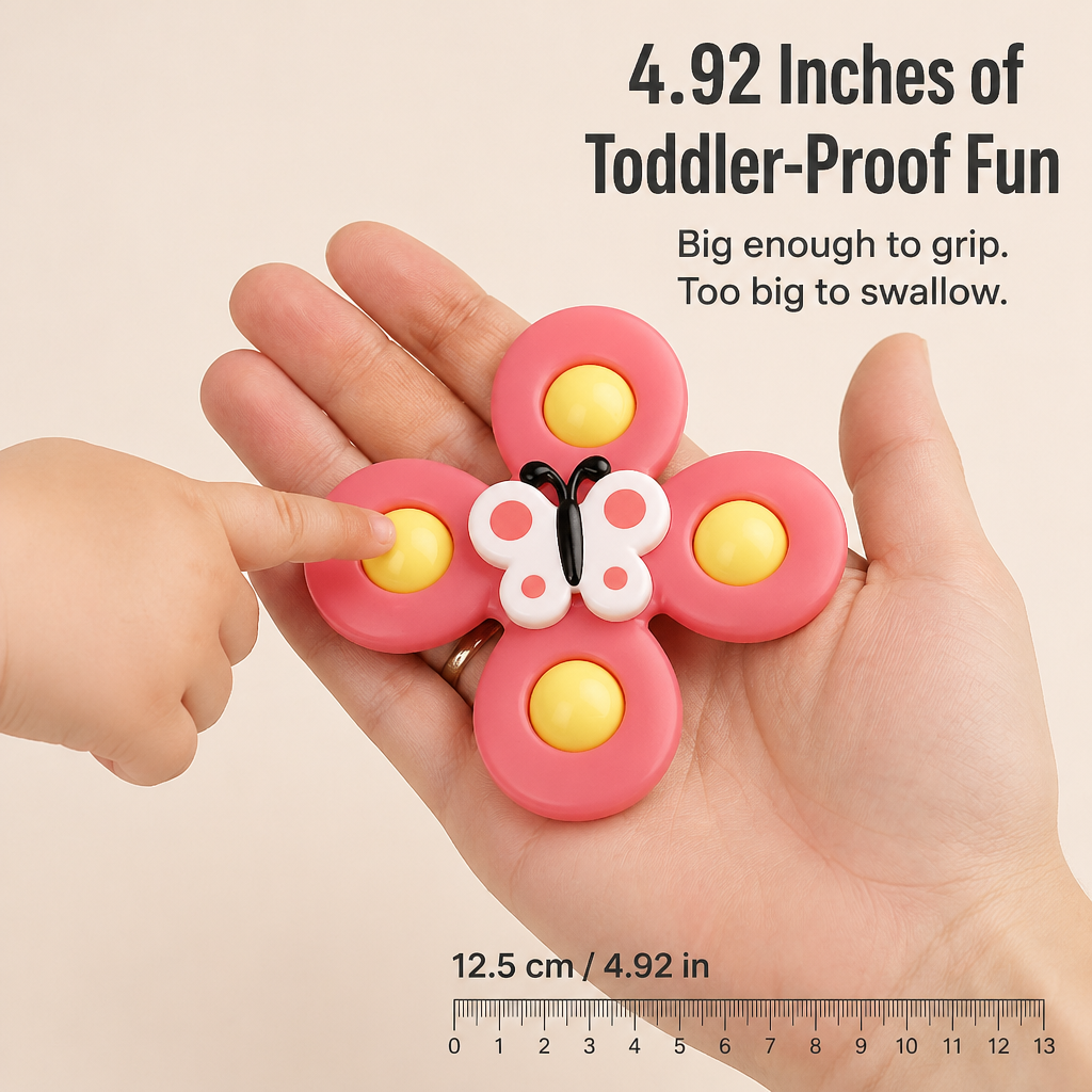 Magnetic SpinWhirl™ — Attach, Spin & Halt Toddler Tantrums Instantly