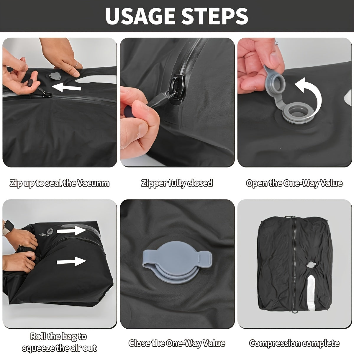 SpaceSaver Pro – Reusable Vacuum Bags for Efficient Packing